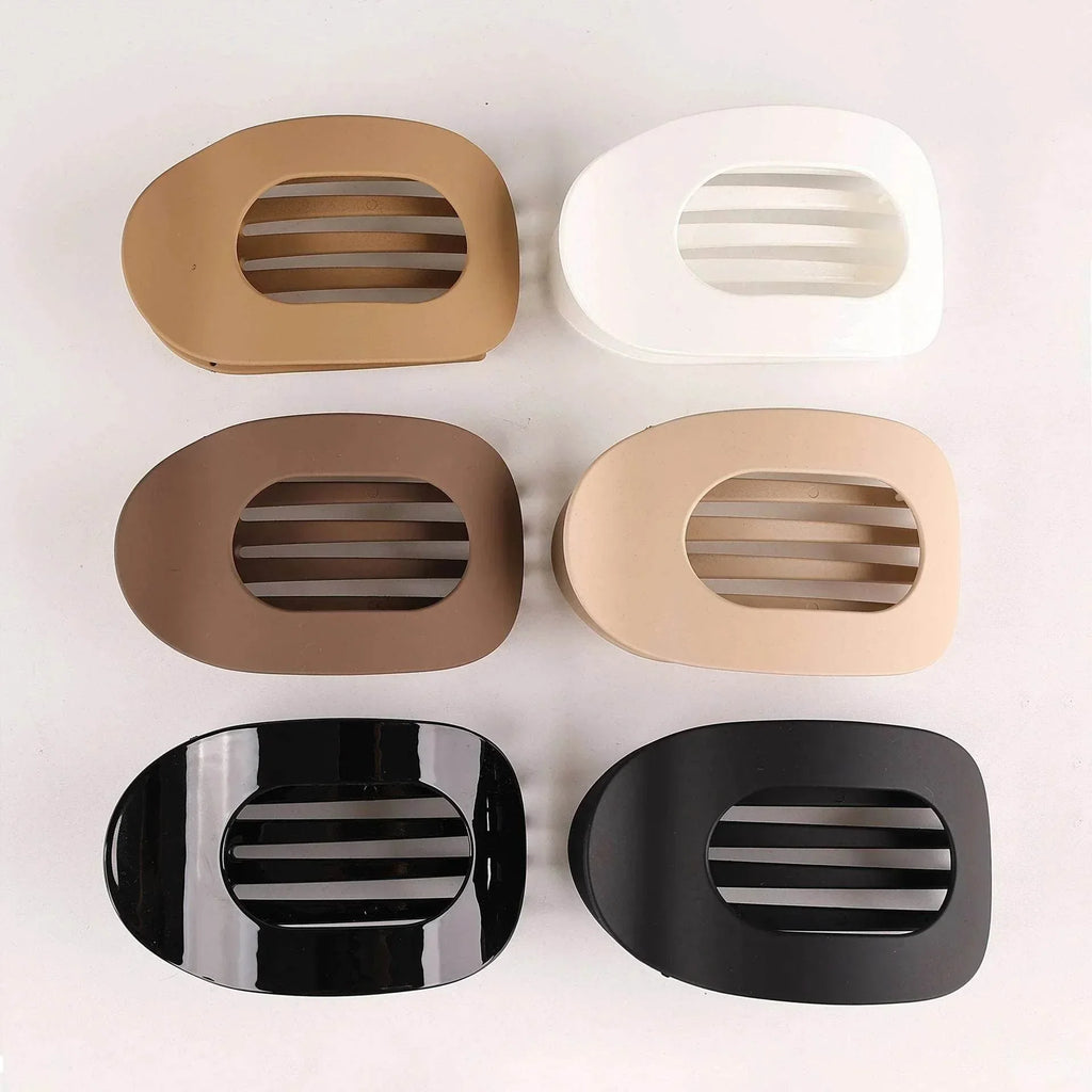 Oval Hair Claw Clips – Stylish Back Head Updo Hold - ZA-Zola