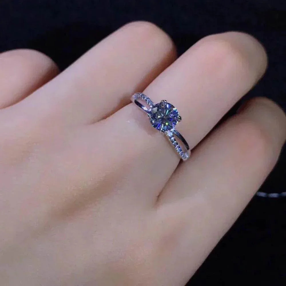 Twist Fashion Zircon Diamond Ring in Gold & Silver - ZA-Zola