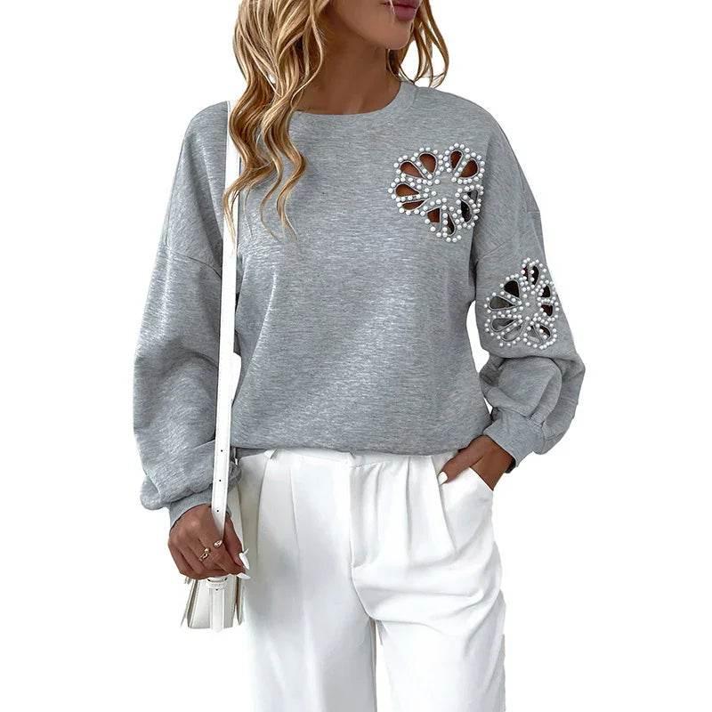Casual Hollow Out Cotton Sweater for Women - ZA-Zola