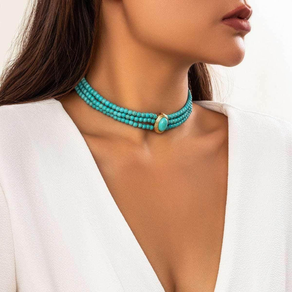 French Elegant Multi-Layer Pearl Necklace - ZA-Zola