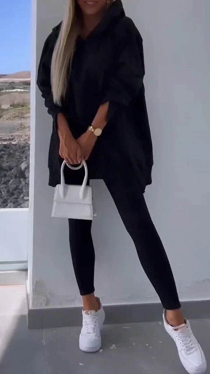 Women’s Hooded Sweatshirt Set – Shop Now for Comfort - ZA-Zola