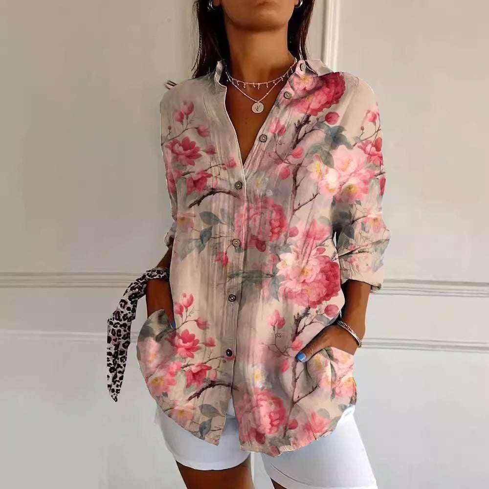 3D Floral Print Summer Shirt - S to 5XL | ZA-Zola - ZA-Zola