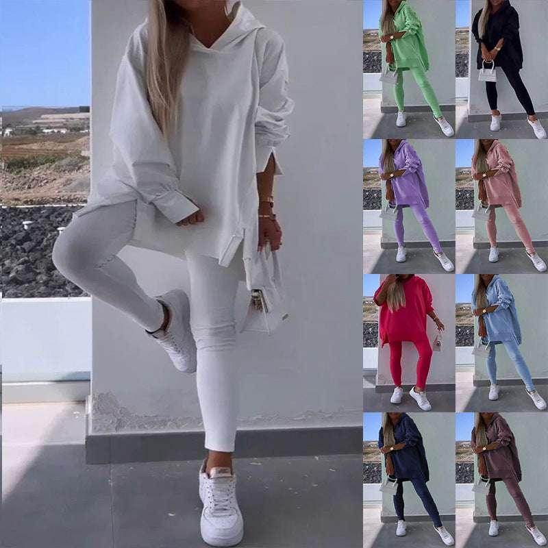 Women’s Hooded Sweatshirt Set – Shop Now for Comfort - ZA-Zola