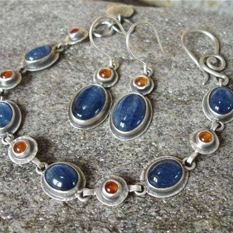 Silver Retro Creative Drop Earrings for Women - ZA-Zola