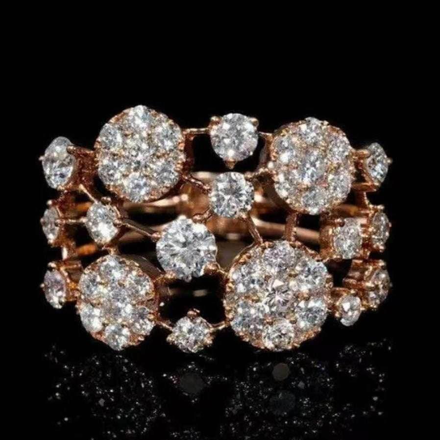 Retro Rose Gold Ring for Women – Simple & Stylish - ZA-Zola