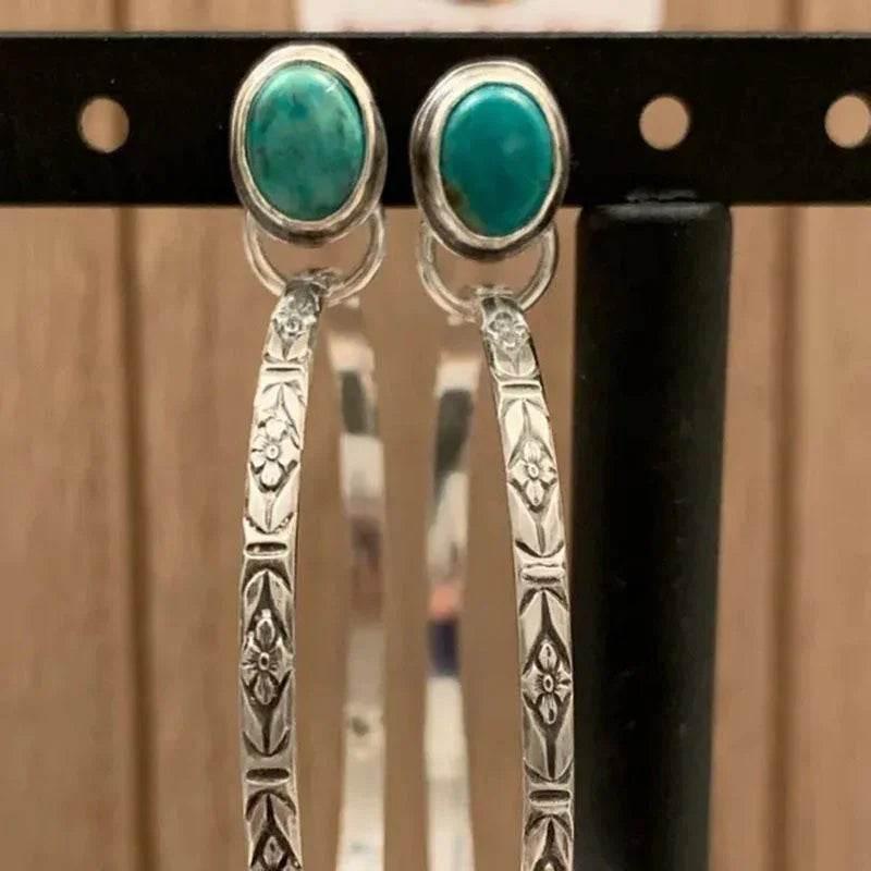 Dark Night Carved Flower Ear Clips for Women - ZA-Zola