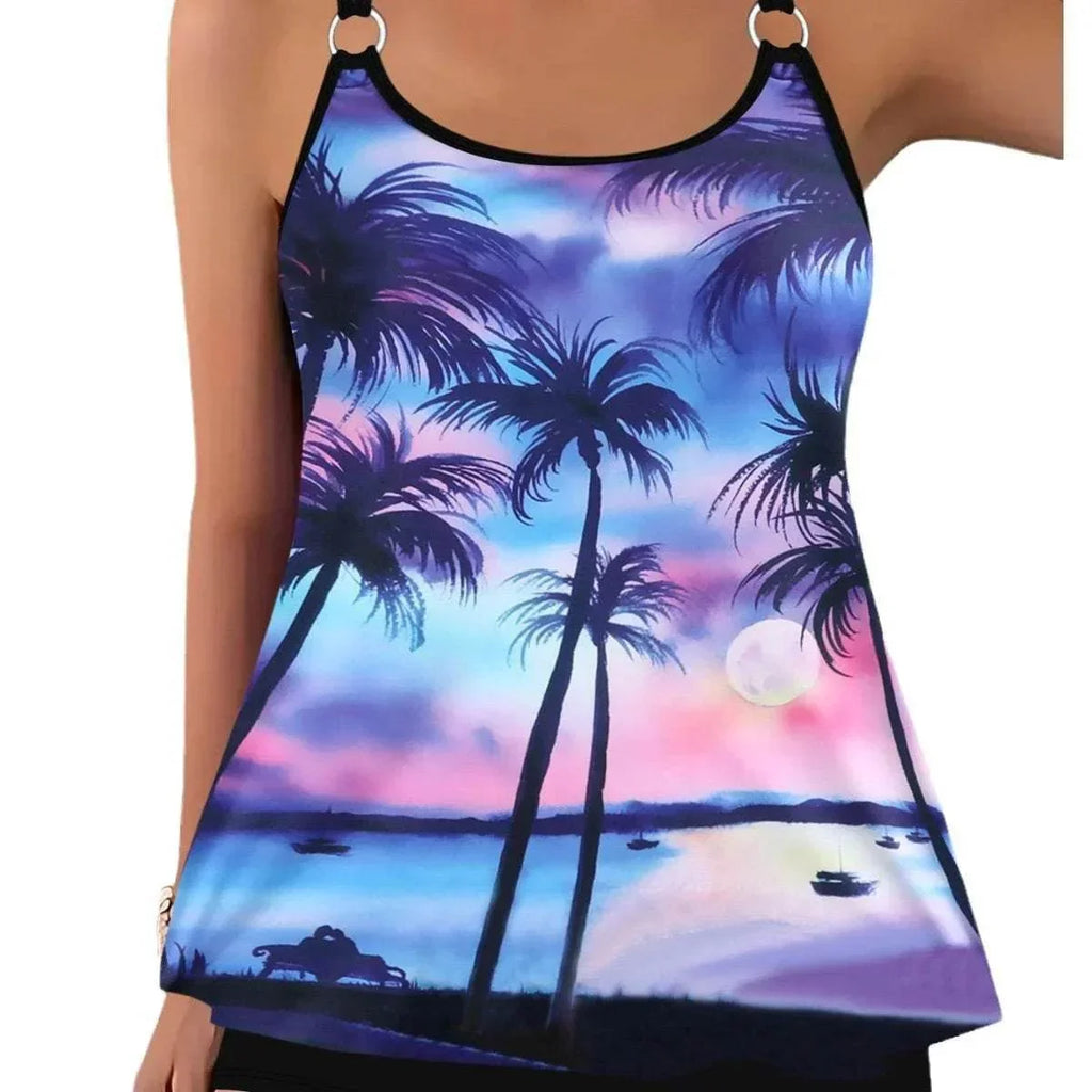 Women's Split Two-Piece Swimsuit – Vibrant & Sexy (S–5XL) - ZA-Zola