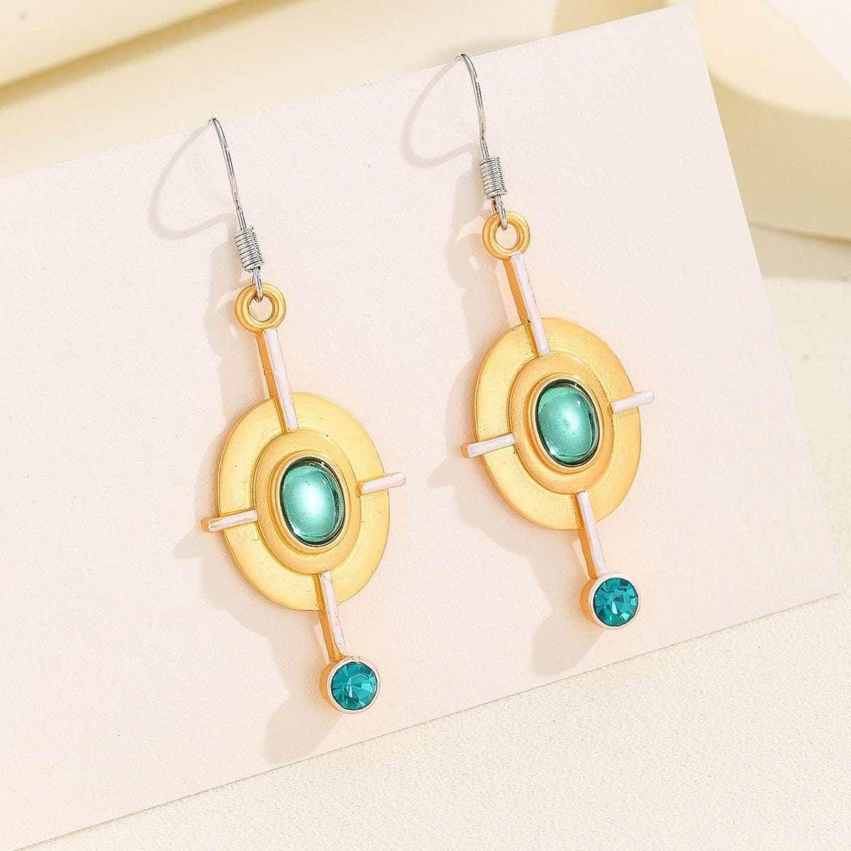 Retro Oval Snake Earrings For Women - ZA-Zola