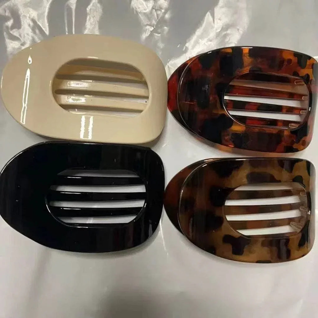 Oval Hair Claw Clips – Stylish Back Head Updo Hold - ZA-Zola