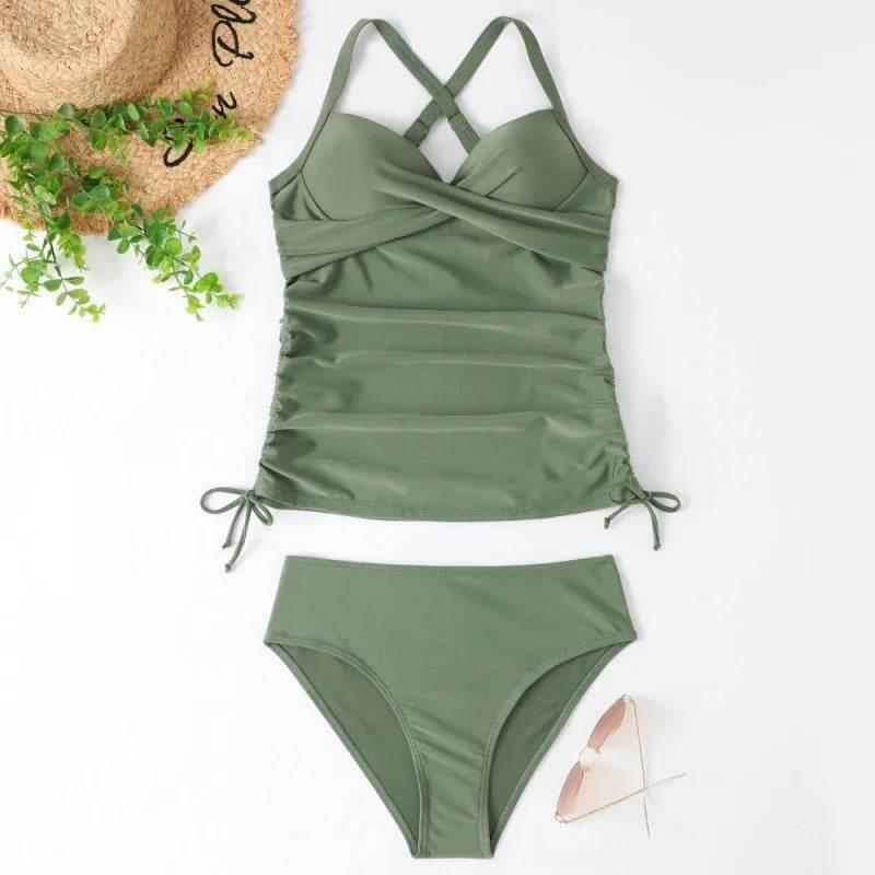 Women's High Waist Slim Fit Separated Swimwear - ZA-Zola
