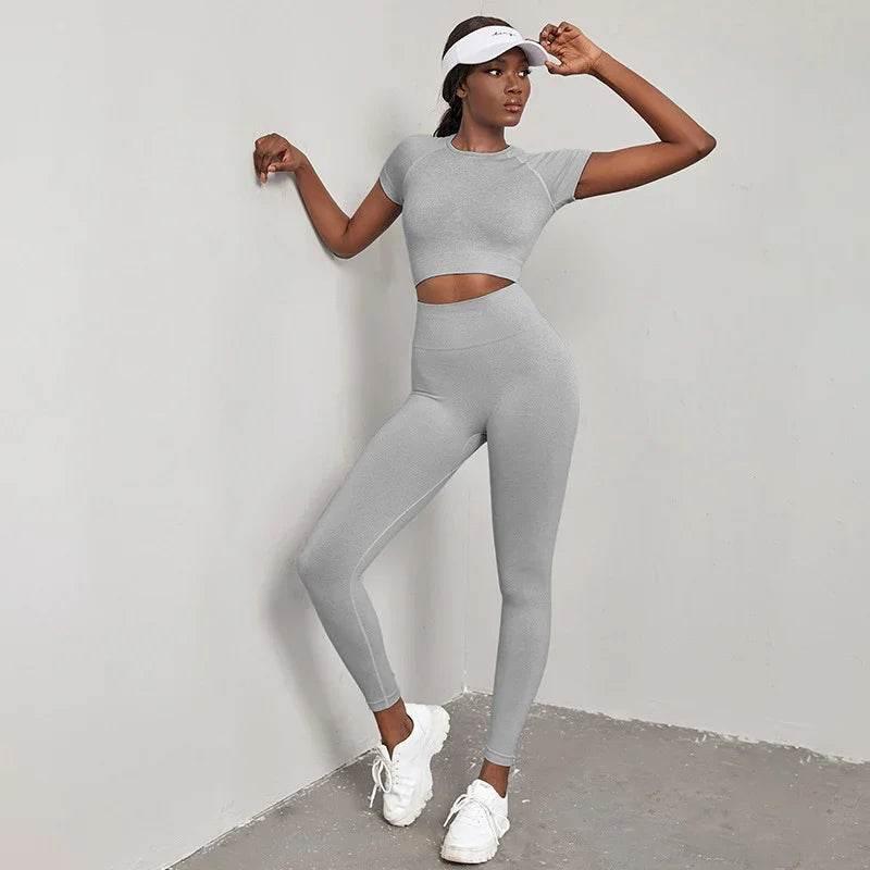 Quick-Dry Hip Lift Yoga Suit – High Waist & Sleek Fit - ZA-Zola