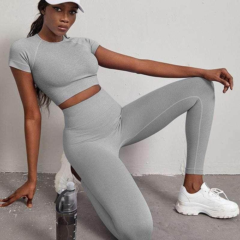 Quick-Dry Hip Lift Yoga Suit – High Waist & Sleek Fit - ZA-Zola