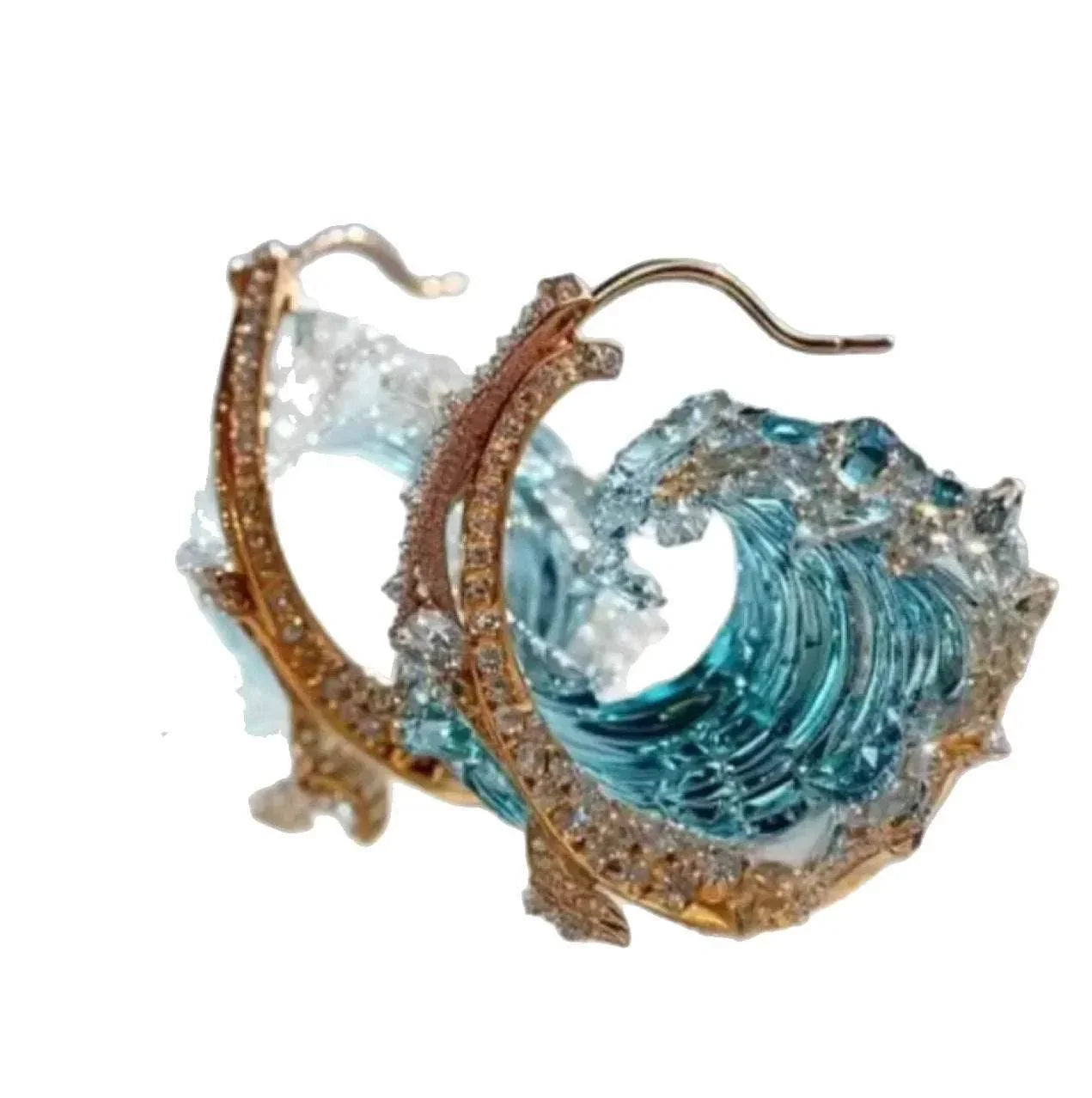 Sky Blue HAILANG Resin Earrings for Women - ZA-Zola