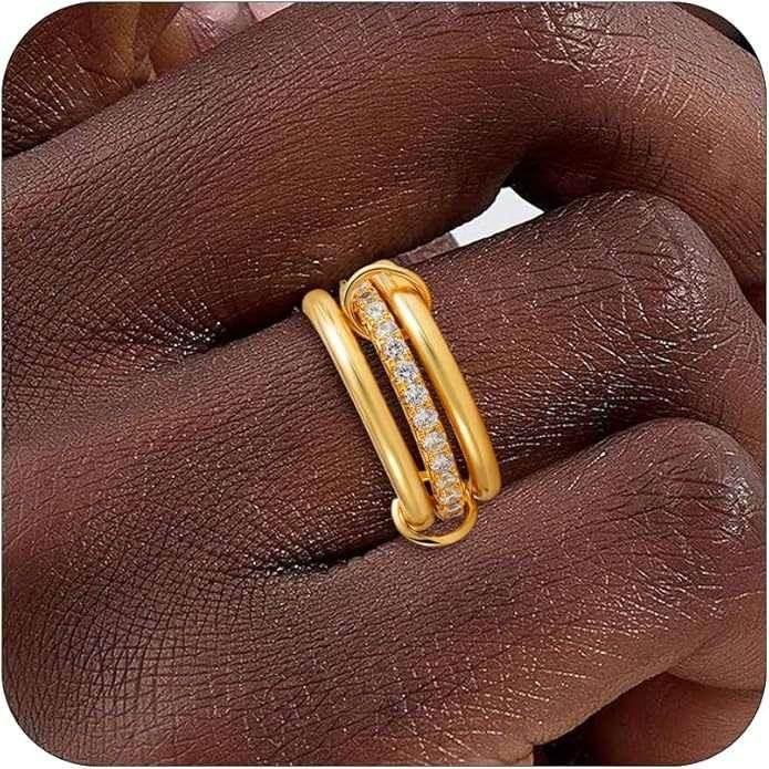 Stainless Steel Zircon Full Diamond Ring - ZA-Zola
