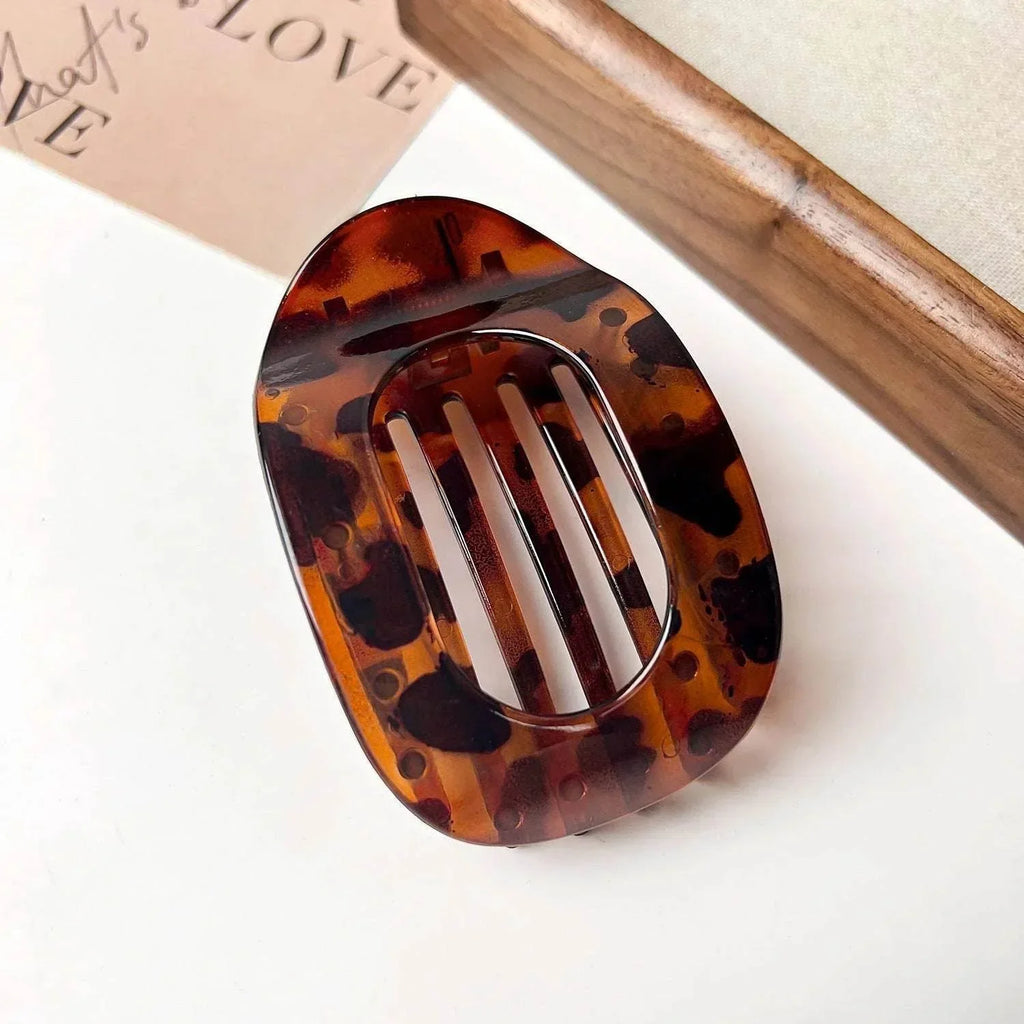 Oval Hair Claw Clips – Stylish Back Head Updo Hold - ZA-Zola