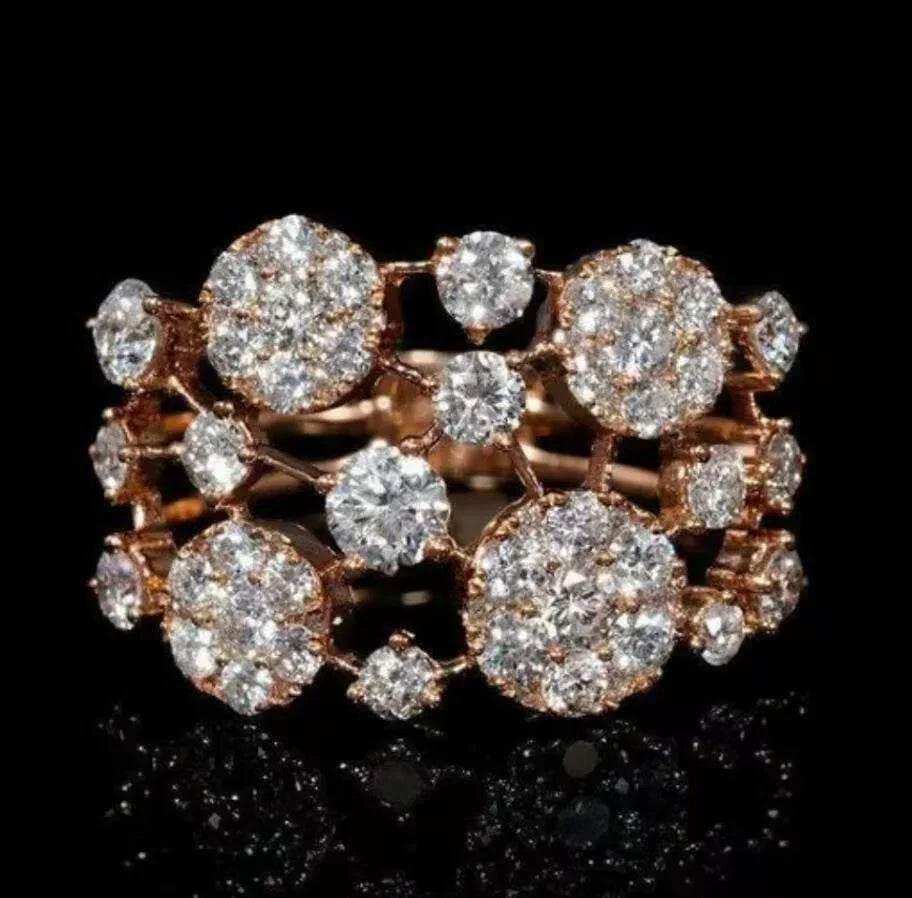 Retro Rose Gold Ring for Women – Simple & Stylish - ZA-Zola