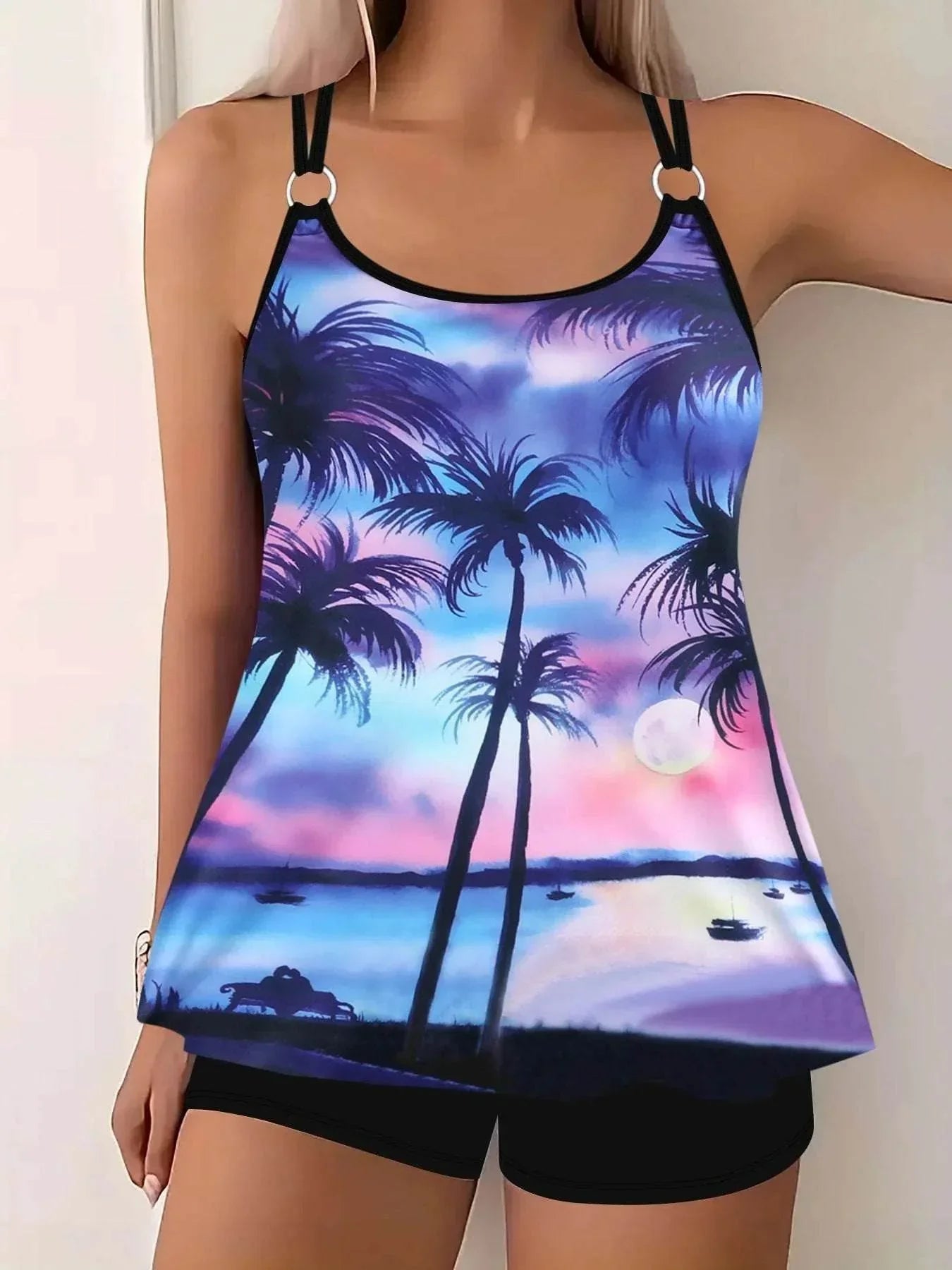 Women's Split Two-Piece Swimsuit – Vibrant & Sexy (S–5XL) - ZA-Zola