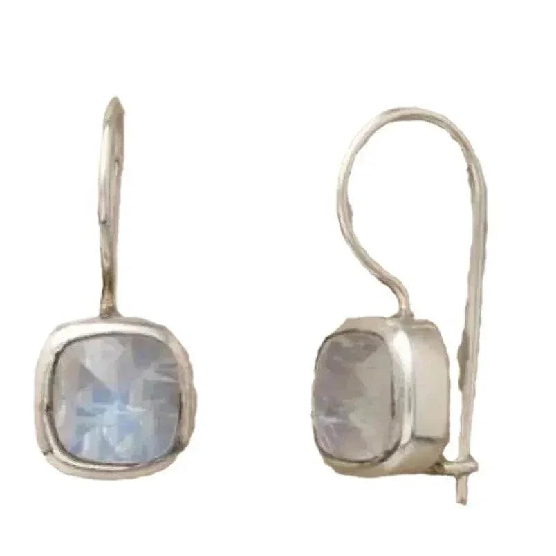 Minimalist Silver Zircon Stud Earrings for Women - ZA-Zola
