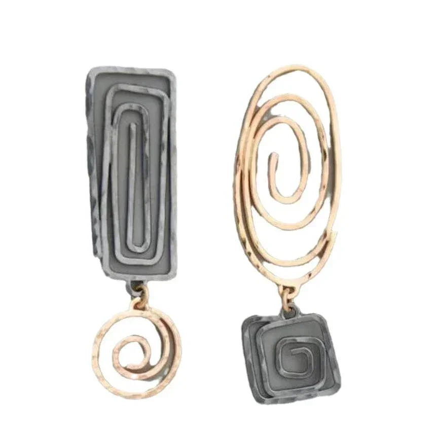 Bohemian Hollow Oval Pendant Earrings Women - ZA-Zola