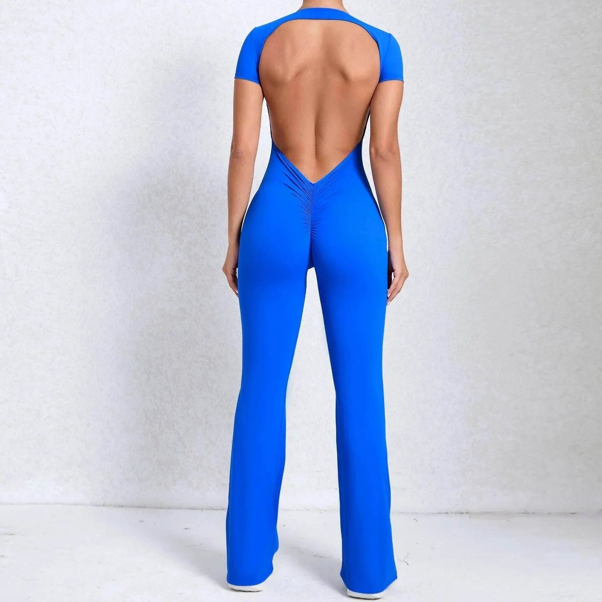 Bare Back Yoga Fitness Jumpsuit – 7 Colors - ZA-Zola