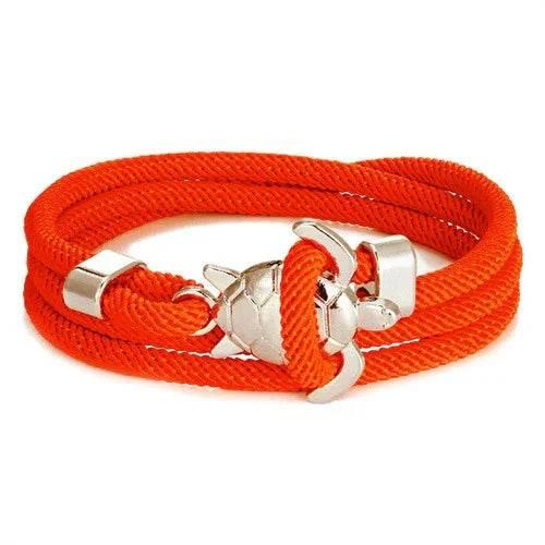 Turtle Rope Bracelet – Marine-Inspired Unisex Style - ZA-Zola