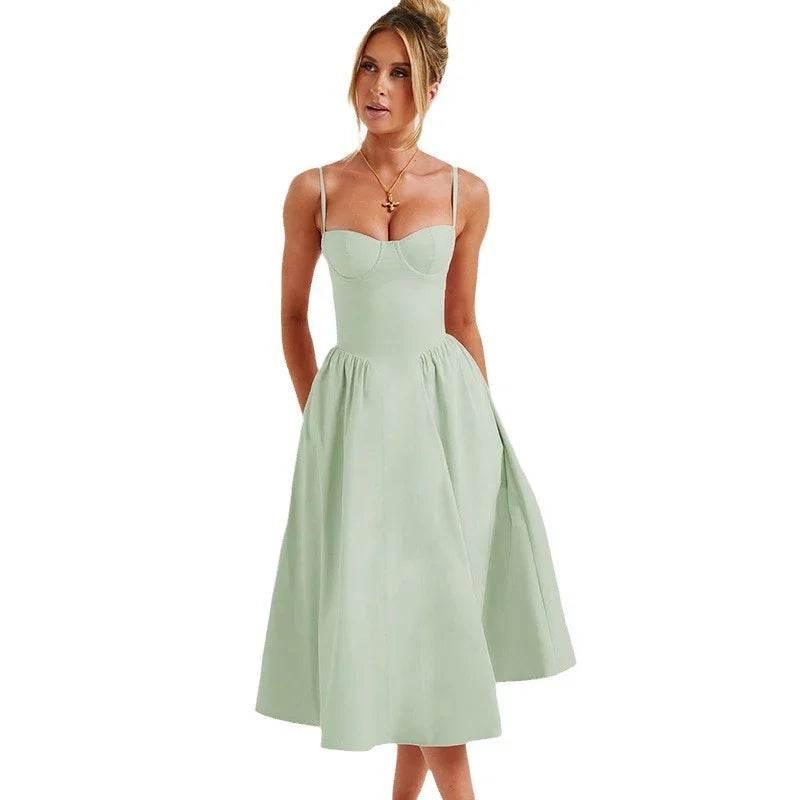 Slim Backless Sling Dress for Women - ZA-Zola
