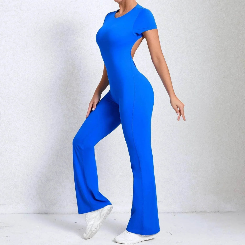 Bare Back Yoga Fitness Jumpsuit – 7 Colors - ZA-Zola