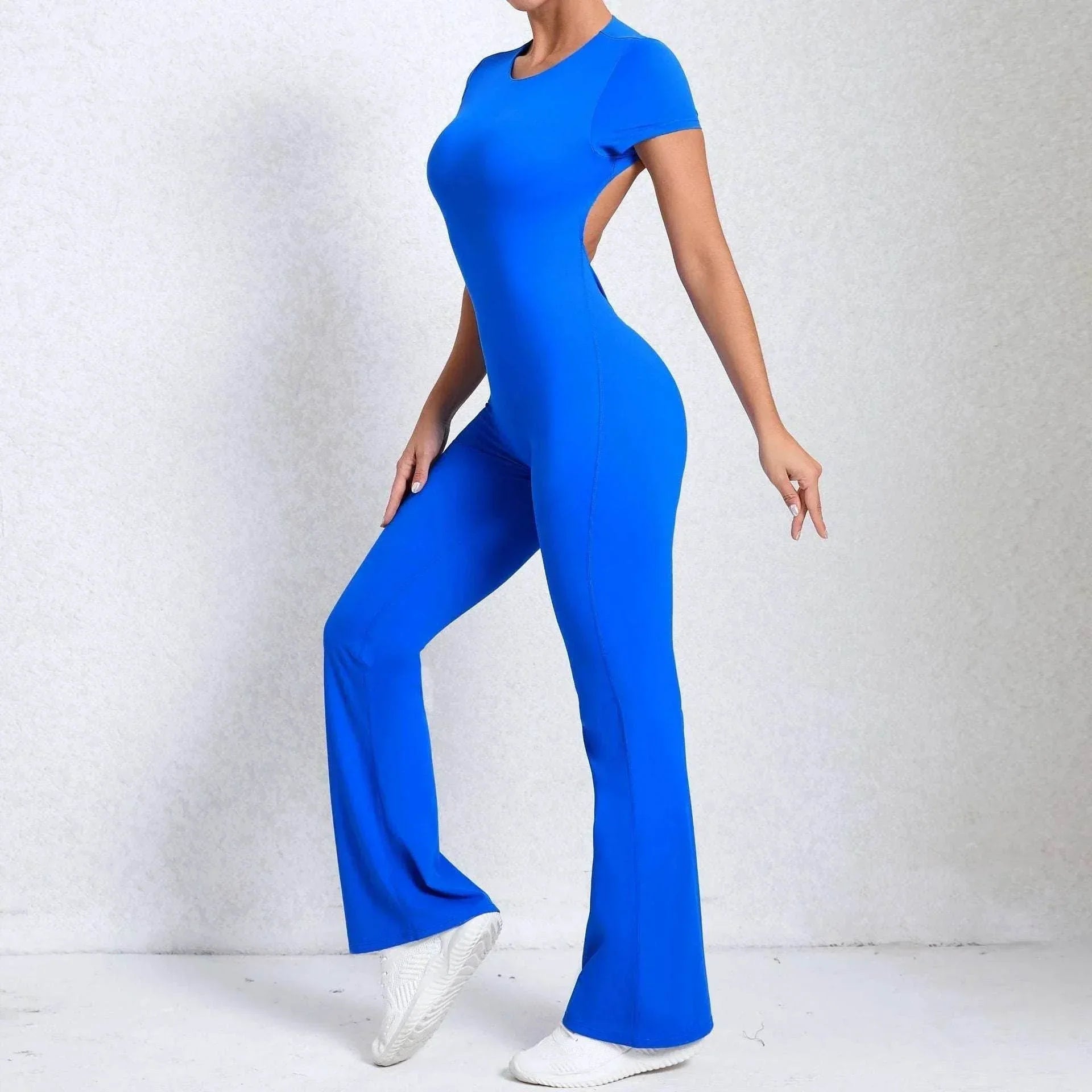 Bare Back Yoga Fitness Jumpsuit – 7 Colors - ZA-Zola