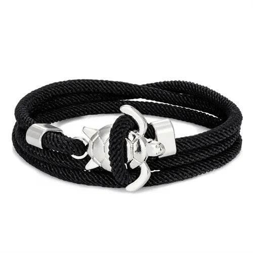 Turtle Rope Bracelet – Marine-Inspired Unisex Style - ZA-Zola