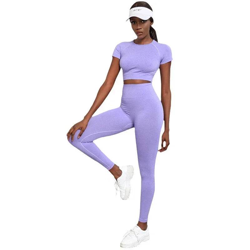 Quick-Dry Hip Lift Yoga Suit – High Waist & Sleek Fit - ZA-Zola