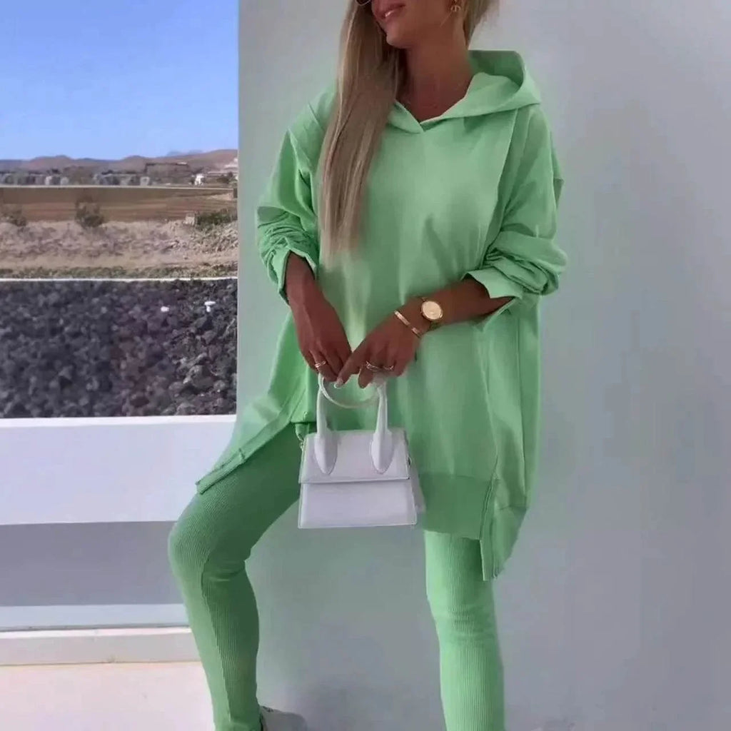 Women’s Hooded Sweatshirt Set – Shop Now for Comfort - ZA-Zola