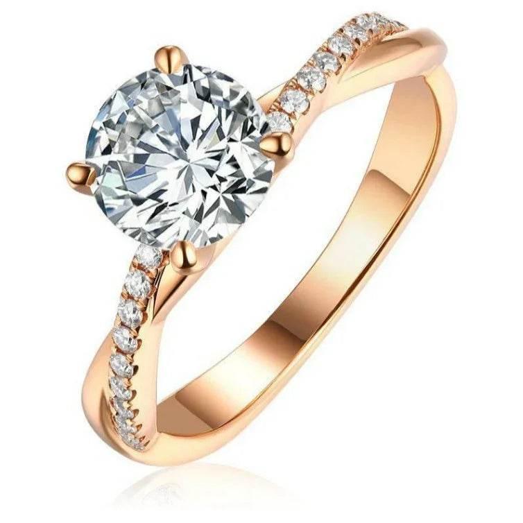 Simple 18K Plated Gold Ring – Elegant & Modern Style - ZA-Zola