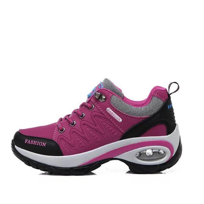 Women’s Thick Sole Hiking Sneakers – Stylish Comfort - ZA-Zola