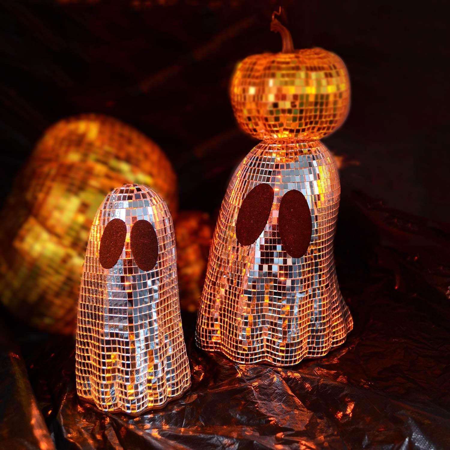 ZA-Zola Halloween Mosaic Mirror Ghost Decoration - ZA-Zola