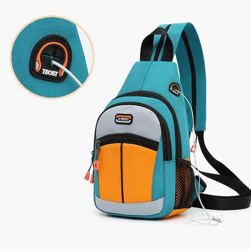 Women’s Multifunctional Sport Backpack Shoulder Bag with USB Port - ZA-Zola