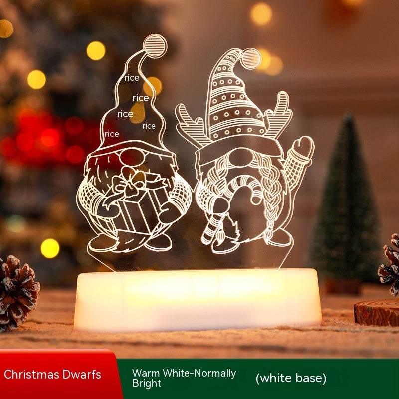 Christmas 3D LED Lamp Acrylic Night Light Kids Gift - ZA-Zola