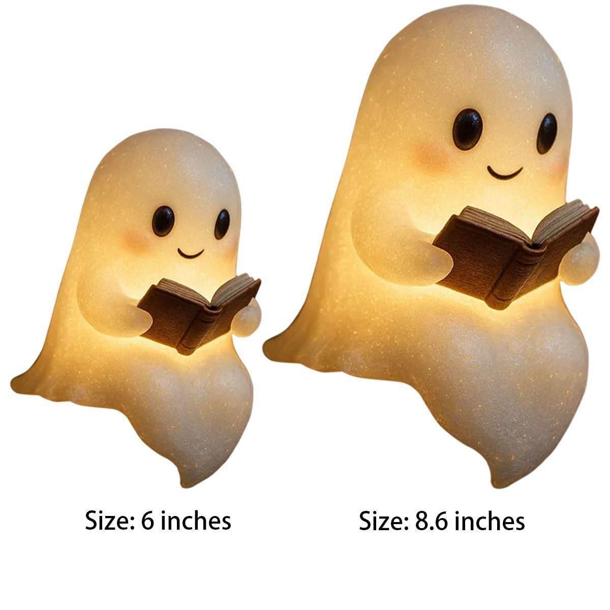 Cute LED Ghost Night Light – Halloween Bedside Sleep Lamp - ZA-Zola