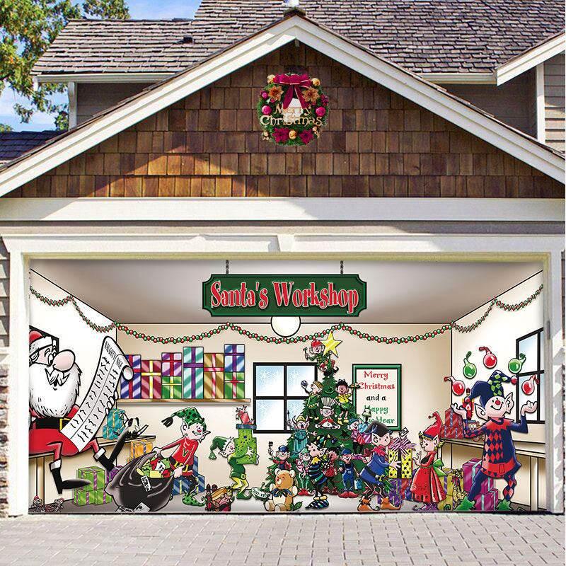 Christmas Background Hanging Cloth for Door & Wall Décor - ZA-Zola