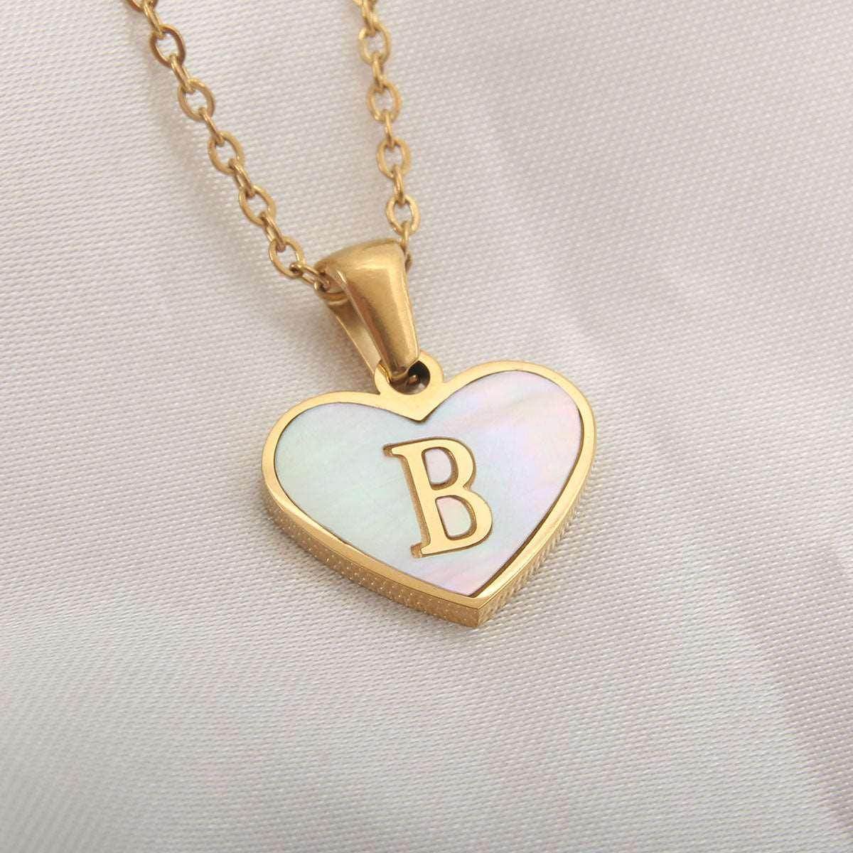 26 Letter Heart Necklace – Personalized Valentine's Gift - ZA-Zola