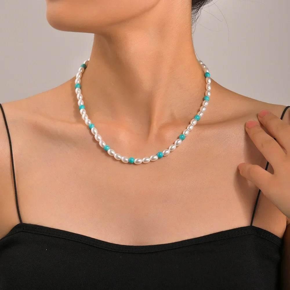 Shop Bohemian Ocean Turquoise Necklace – Starfish Charm - ZA-Zola