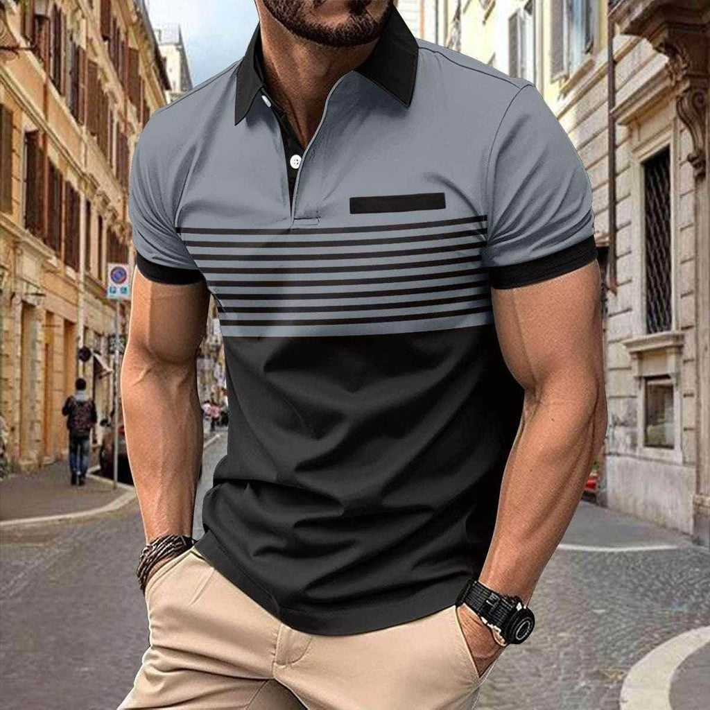 Men's Casual Striped Shirt – Shop Now for Style - ZA-Zola