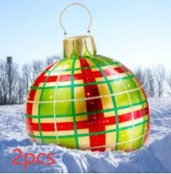 Inflatable Christmas Ornament Ball 60CM Outdoor PVC - ZA-Zola