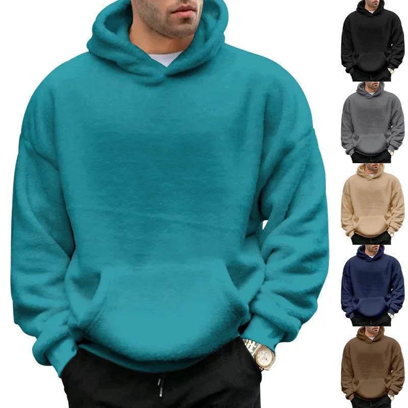 Men’s Velvet Hooded Winter Sweater – Shop Now - ZA-Zola