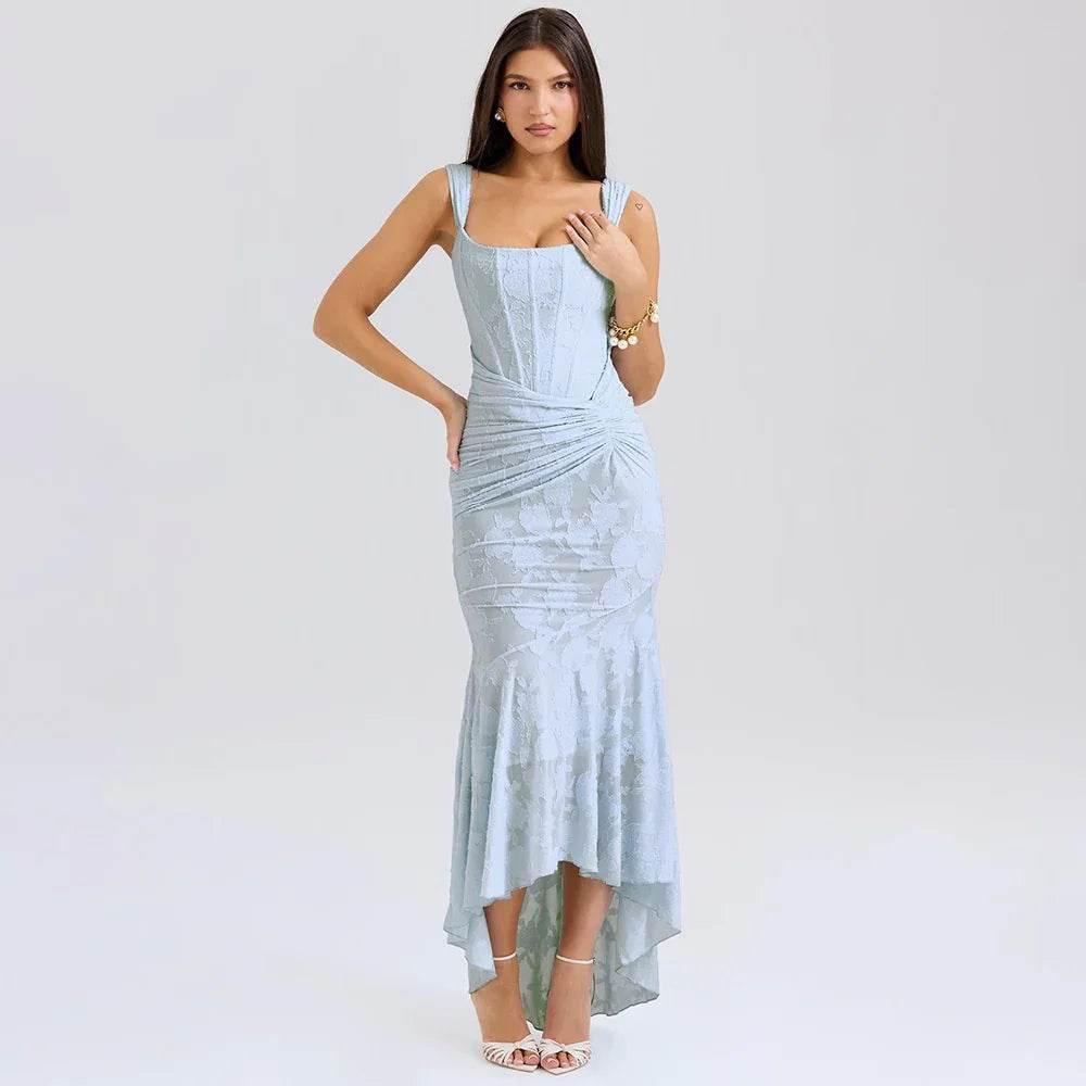 Off-Shoulder Tube Top Fishtail Dress – Chic & Sexy - ZA-Zola