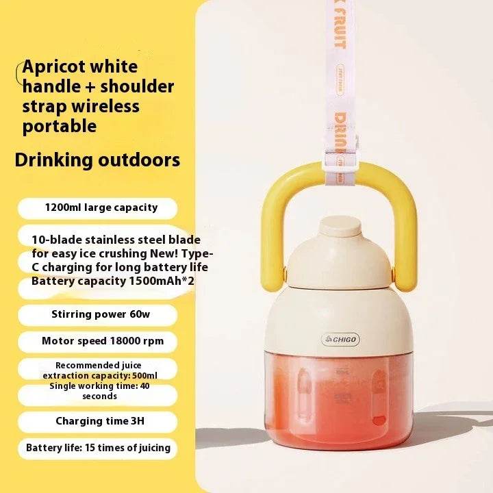 Portable 1200ML Rechargeable Juicer Cup - ZA-Zola