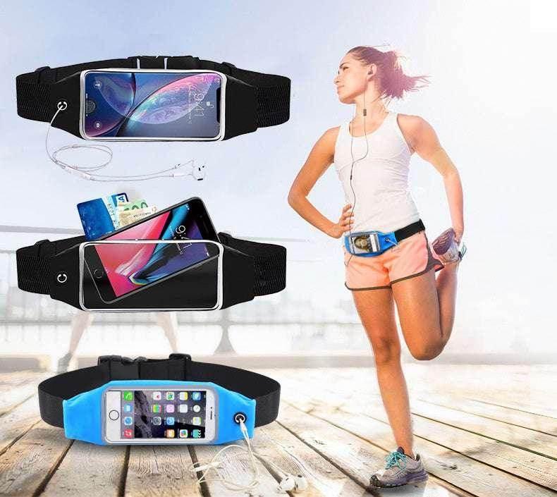 Touch Screen Clear Phone Waist Bag for Running & Outdoor Sports – Unisex, Soft & Sweatproof - ZA-Zola