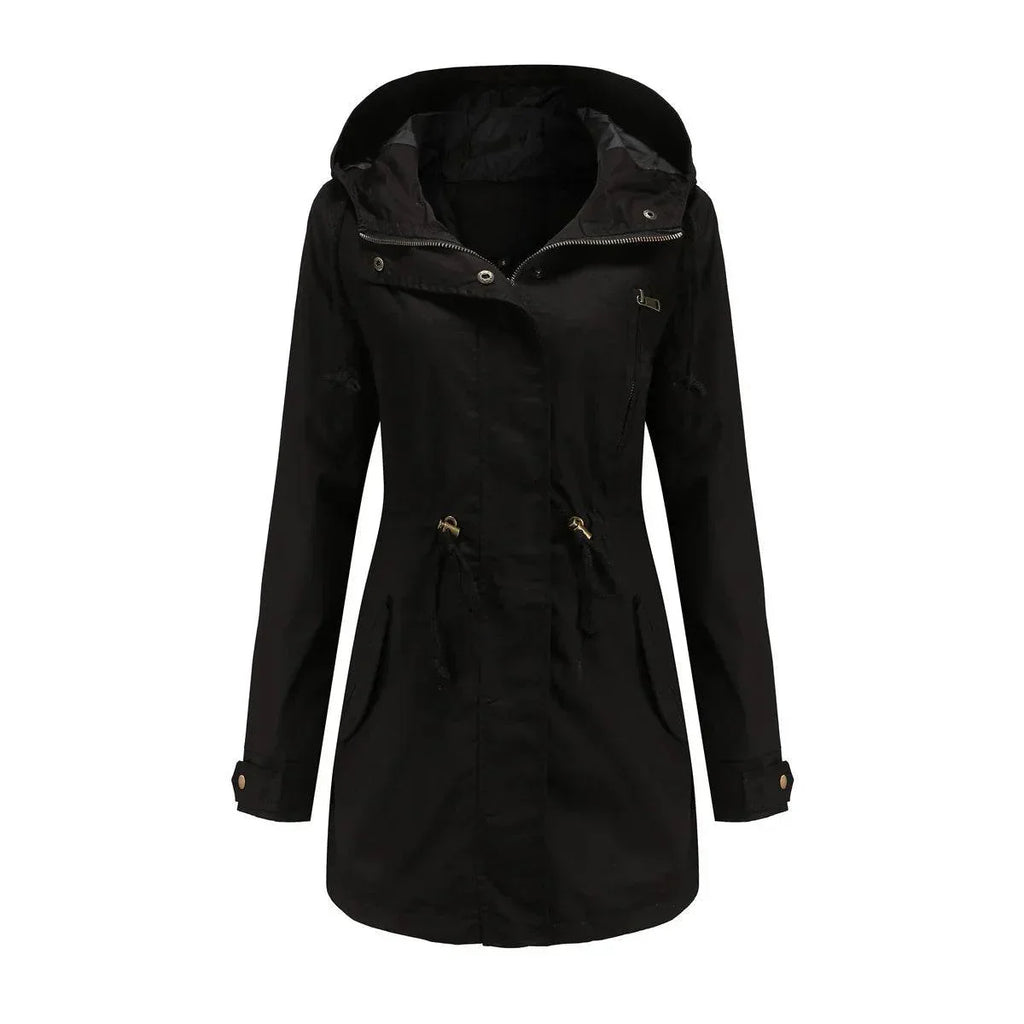 Women’s Cotton Anorak Mid-Length Spring Coat - ZA-Zola