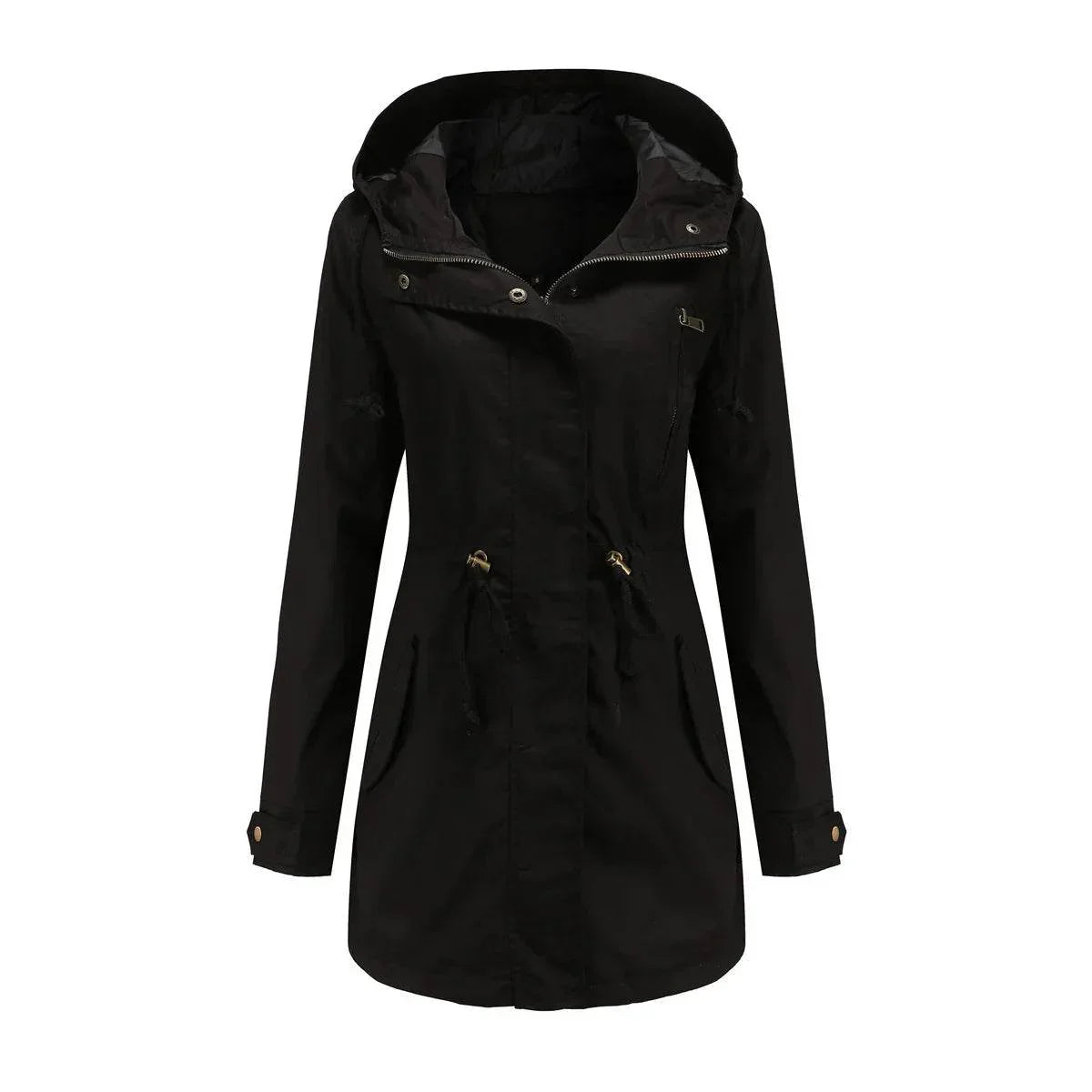 Women’s Cotton Anorak Mid-Length Spring Coat - ZA-Zola