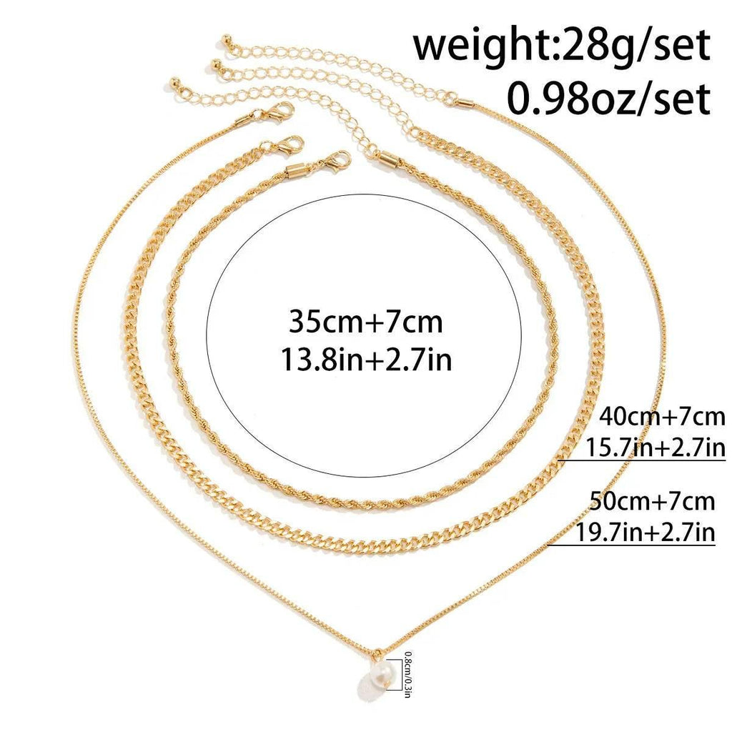 Women's Multi-layer Pearl Necklace - Stylish Design - ZA-Zola