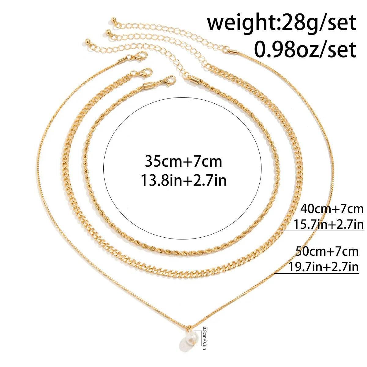 Women's Multi-layer Pearl Necklace - Stylish Design - ZA-Zola